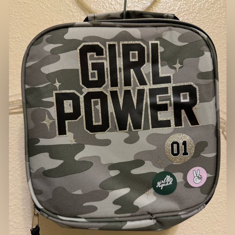Patch Camo GIRL POWER Backpack & Lunch Bag - Picture 6 of 7